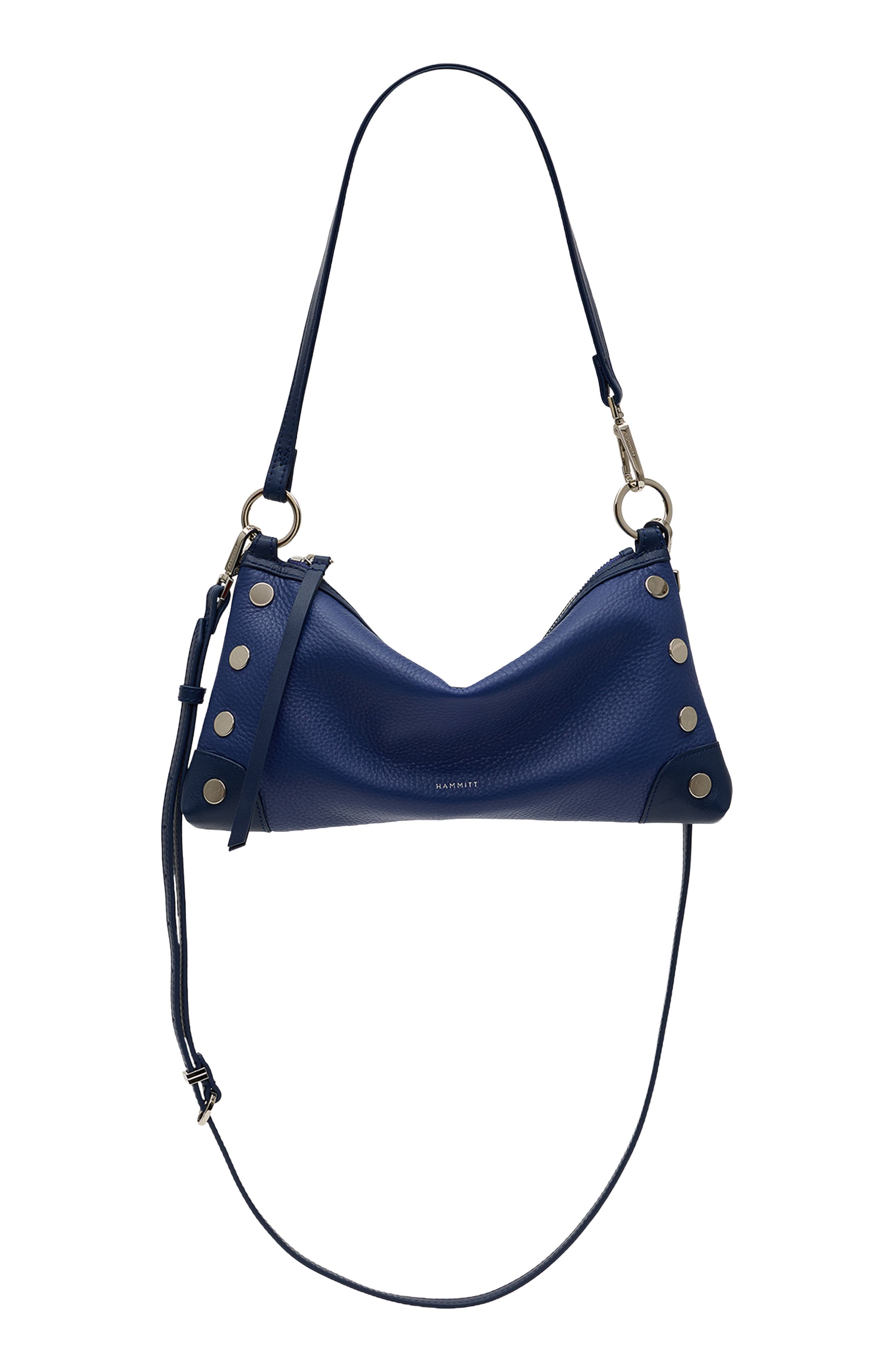 Kyle Leather Hobo Shoulder Bag, Alternate, color, POWER LUNCH/ SILVER