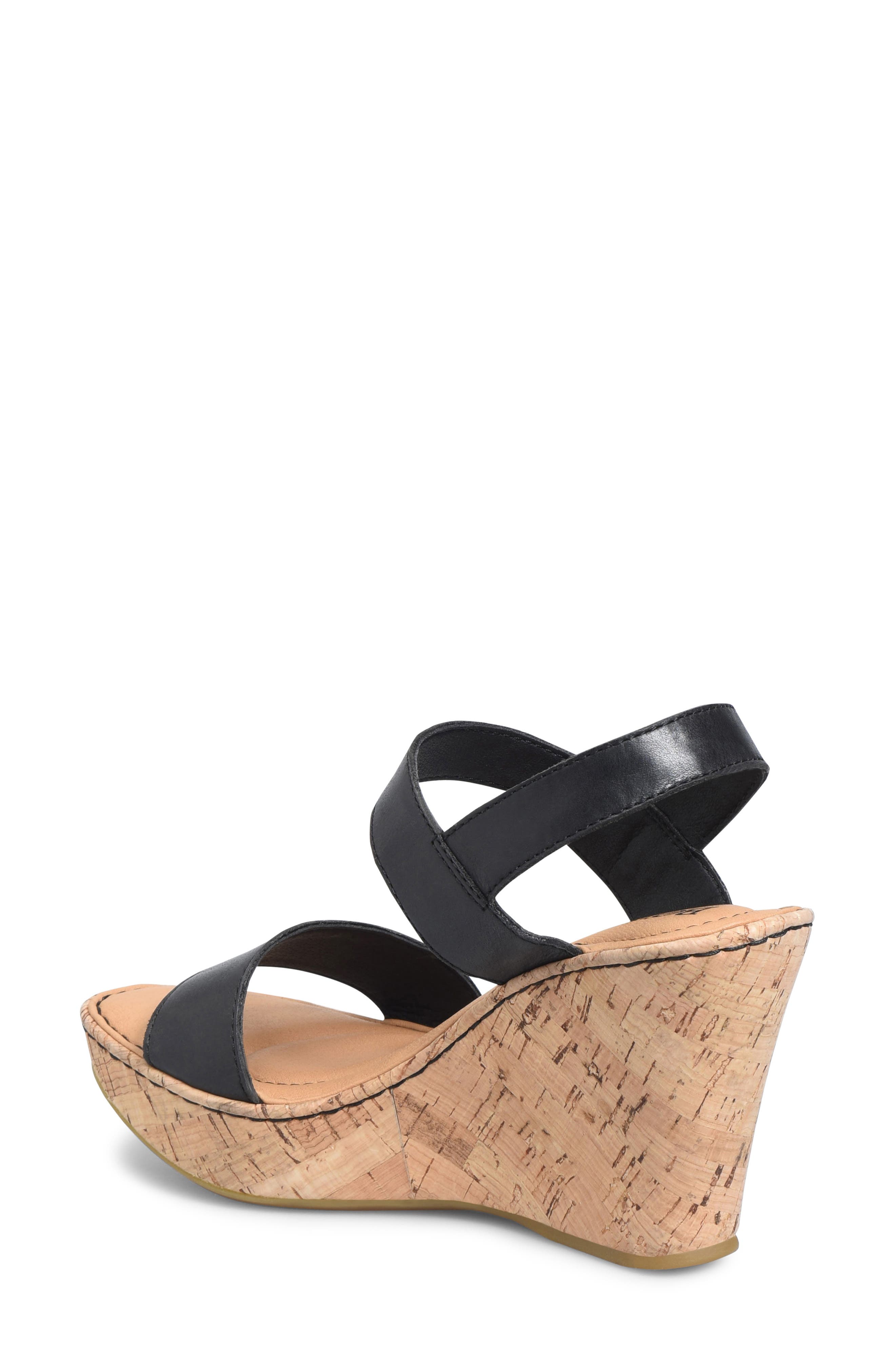 Børn Lenore Platform Wedge Sandal, Alternate, color, 