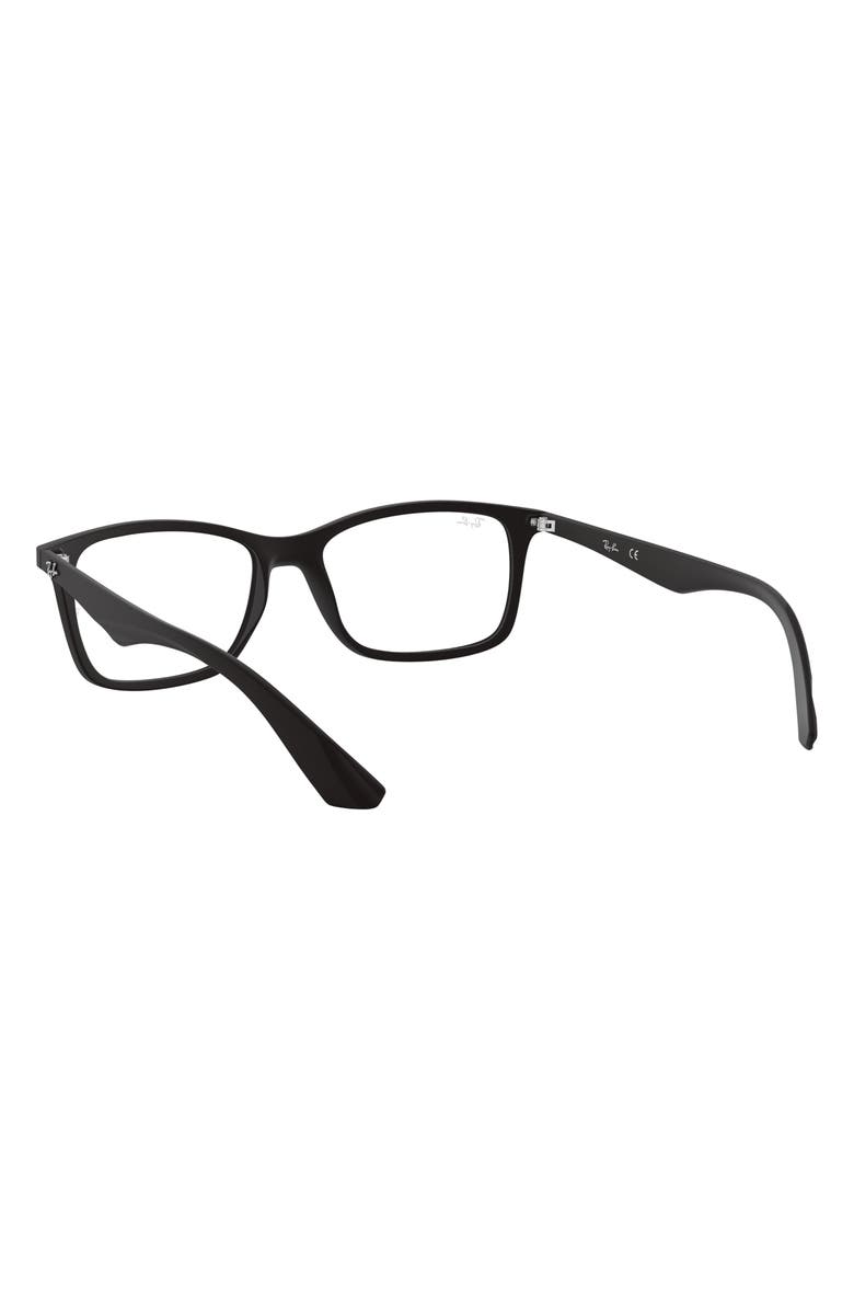 Ray-Ban 56mm Optical Glasses, Alternate, color, Matte Black