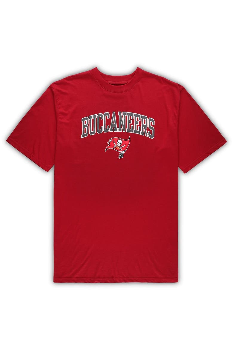 Men's Concepts Sport Red/Heathered Gray Tampa Bay Buccaneers Big & Tall T-Shirt & Pants Sleep Set, Alternate, color, Red