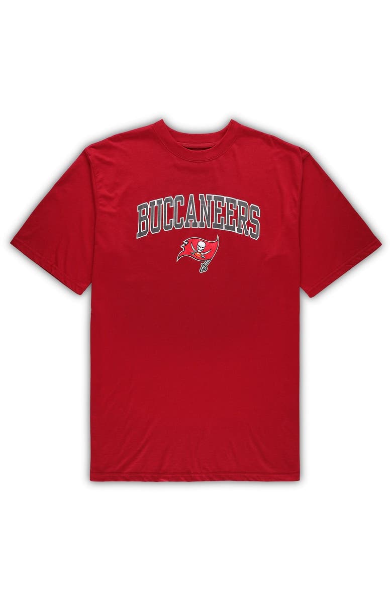 CONCEPTS SPORT Men's Concepts Sport Red/Heathered Gray Tampa Bay Buccaneers Big & Tall T-Shirt & Pants Sleep Set, Alternate, color, Red