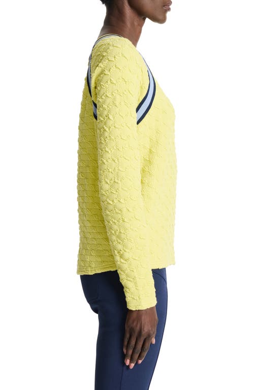 Nz Active By Nic+zoe Textured Tipped Sweatshirt