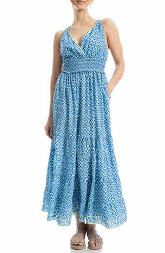 MAX STUDIO Print Sleeveless Maxi Sundress