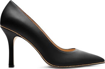 【COACH】Samantha Signature Pointed-Toe Leather Pumps COACH Samantha Pointed Toe Pump (Women) | Nordstrom