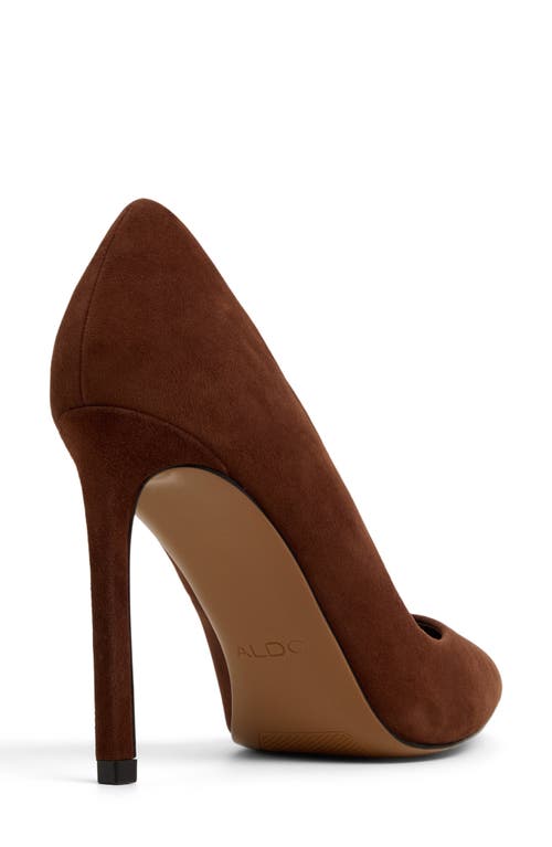 Aldo Lala Pointed Toe Pump In Brown