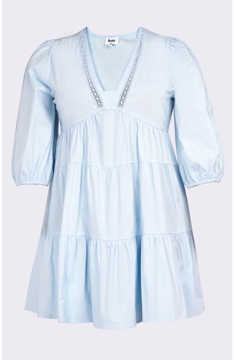 Leota Zariah Empire Waist Mini Dress, Alternate, color, Wispy Blue