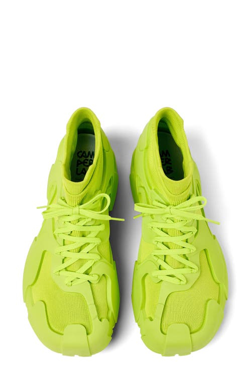Camperlab Gender Inclusive Tossu Water Repellent Sneaker In Bright Green