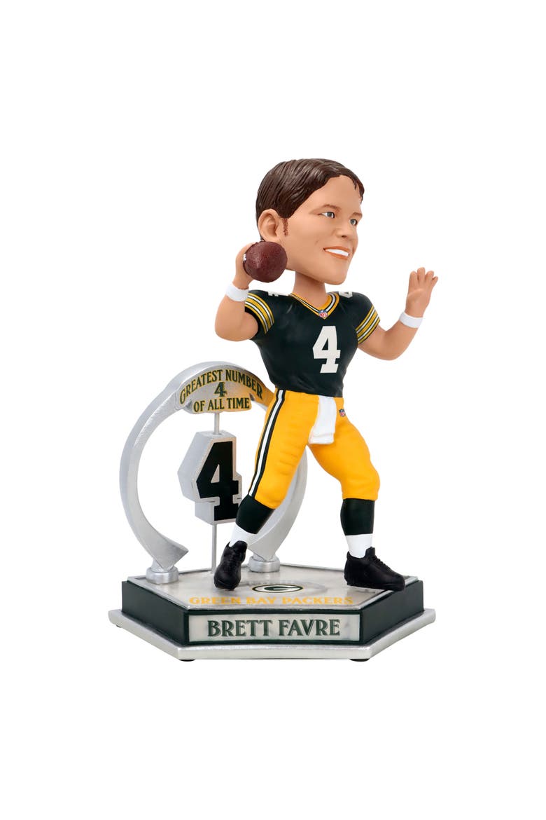 Brett Favre (Green Bay Packers) Legendary Number 4 Bobblehead, Main, color, Multi-Color