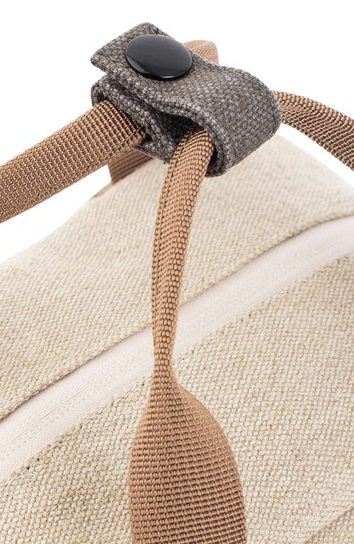 8000kicks Hemp Backpack In Beige/green