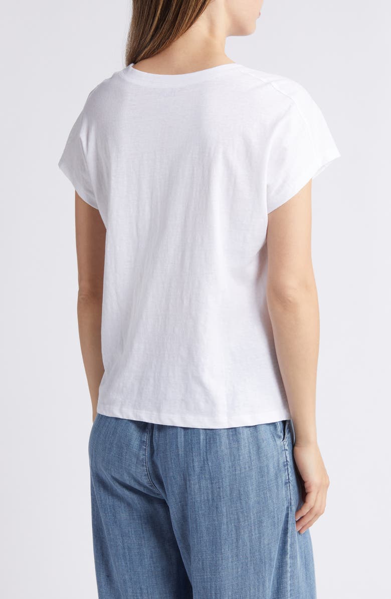 Hatley Cotton & Linen Pocket T-Shirt, Alternate, color,