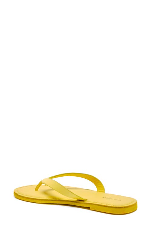 Shop Free People Sona Flip Flop In Lemon