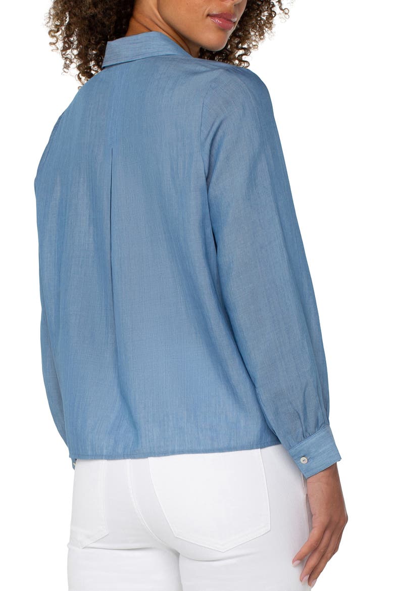 Pintuck Pullover Top, Alternate, color, BRIDGETON LIGHT