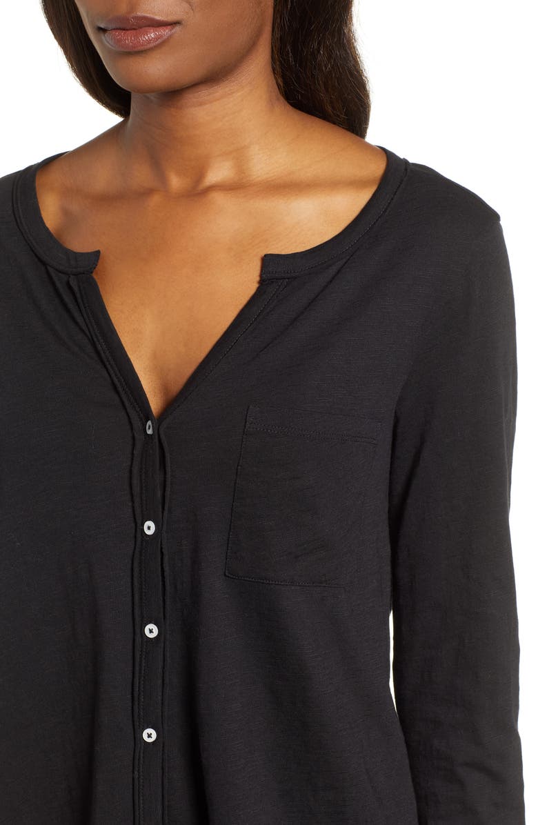 Caslon<sup>®</sup> Tie Front Top, Alternate, color,