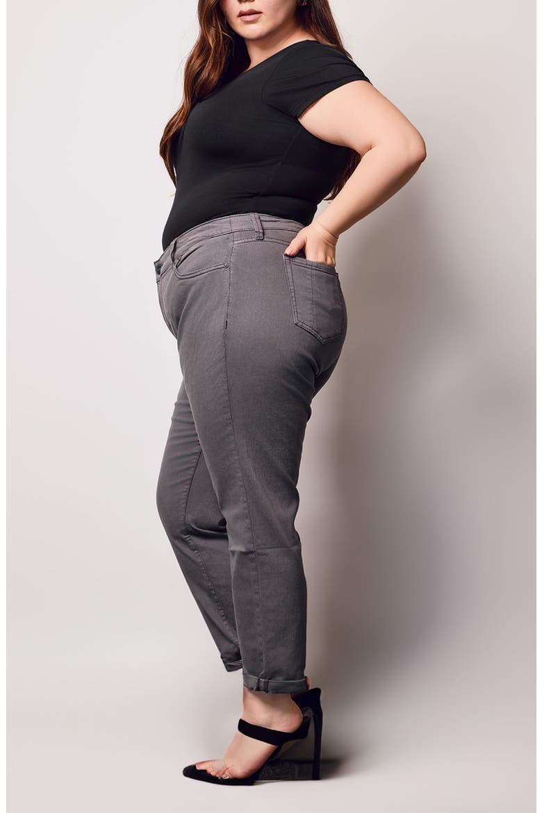 Boyfriend Jeans, Alternate, color, GREY
