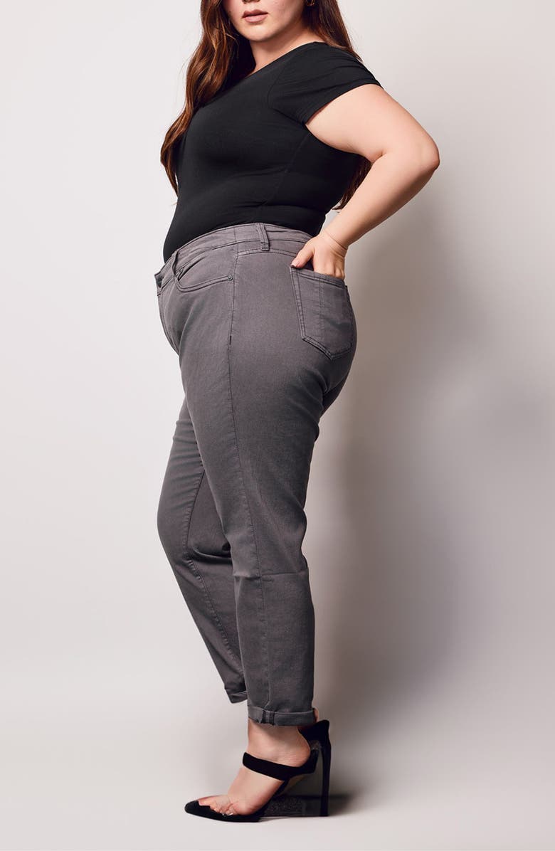 SLINK Jeans Boyfriend Jeans, Alternate, color, Grey