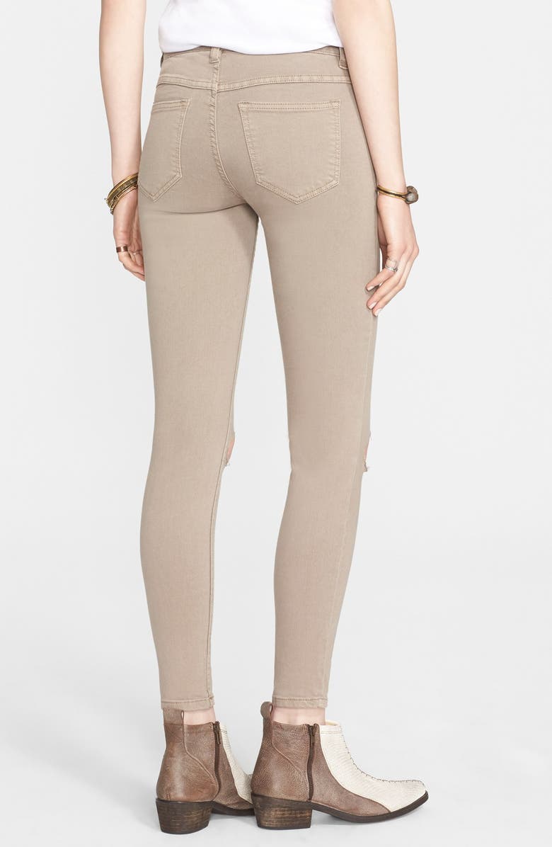 Free People Destroyed Jeans, Alternate, color, 