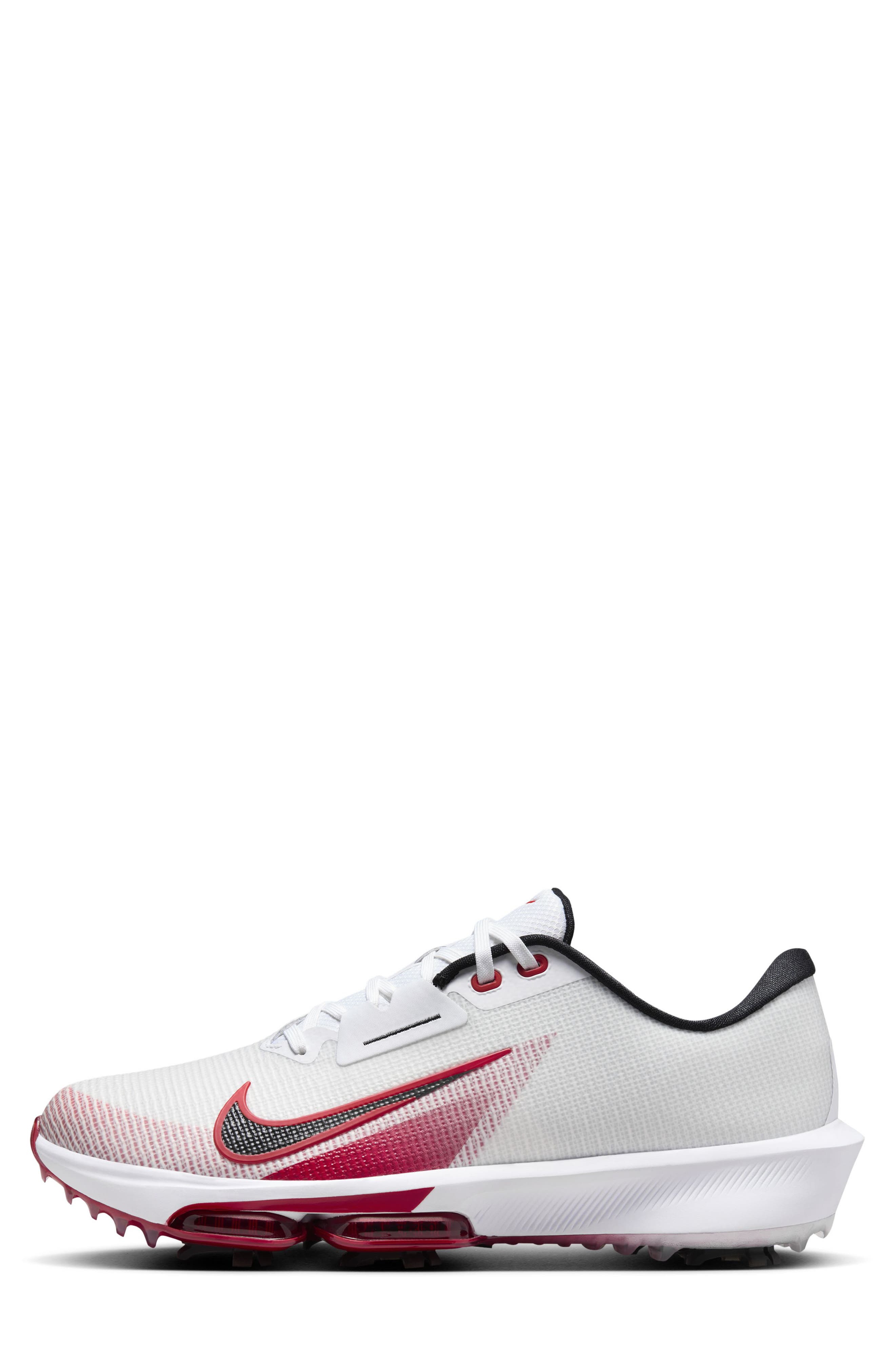 Nike Air Zoom Waterproof Infinity Tour Golf Shoe, Alternate, color, White/ Red/ Platinum/ Black