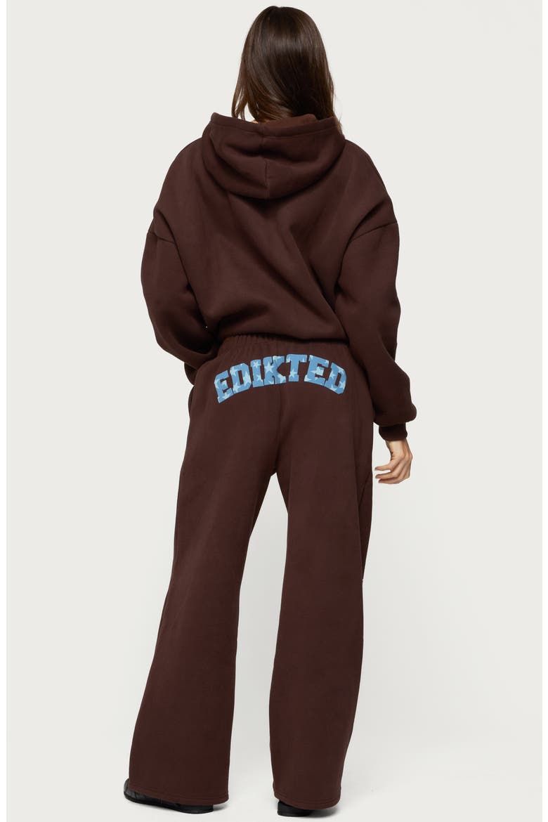 Really Edikted Sweatpants, Alternate, color, BROWN