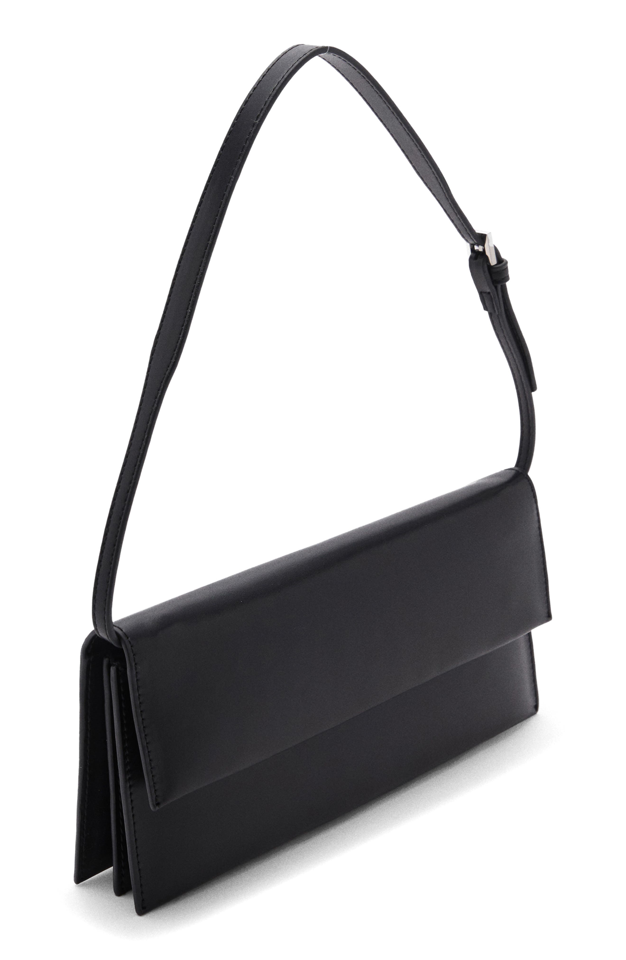 MANGO Faux Leather Shoulder Bag, Alternate, color, 