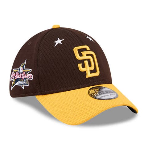 Men's New Era Brown/Gold  San Diego Padres 2025 MLB All-Star Game 39THIRTY Flex Hat
