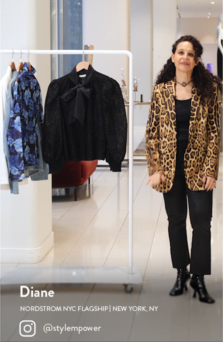 Brentley Tie Neck Lace Blouse, sales video thumbnail