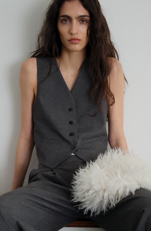 MANGO MANGO VEST WITH ADJUSTABLE BACK HALF BELT