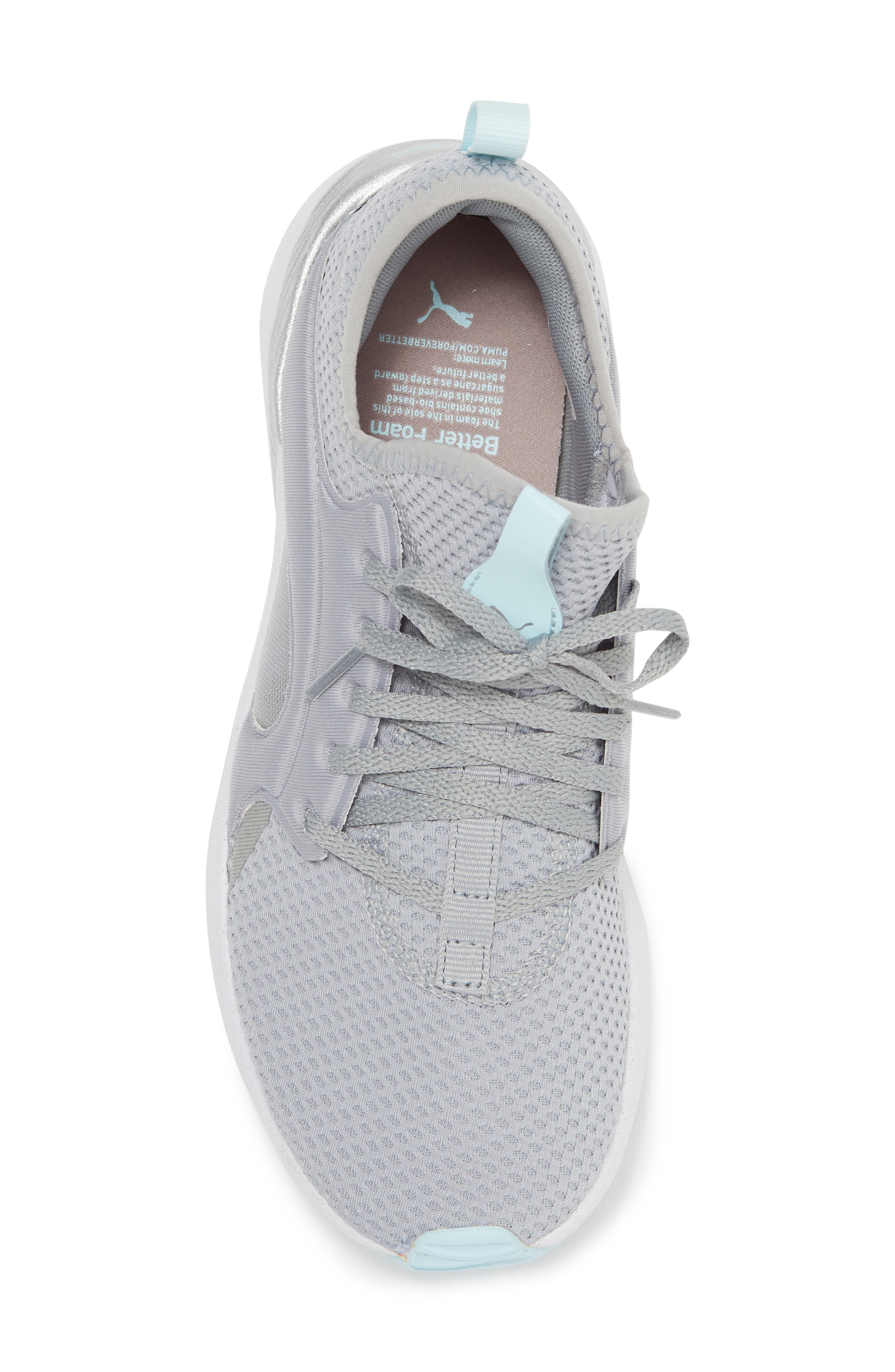 Better Foam Adore Running Shoe, Alternate, color, QUARRY-METALLIC SILVER