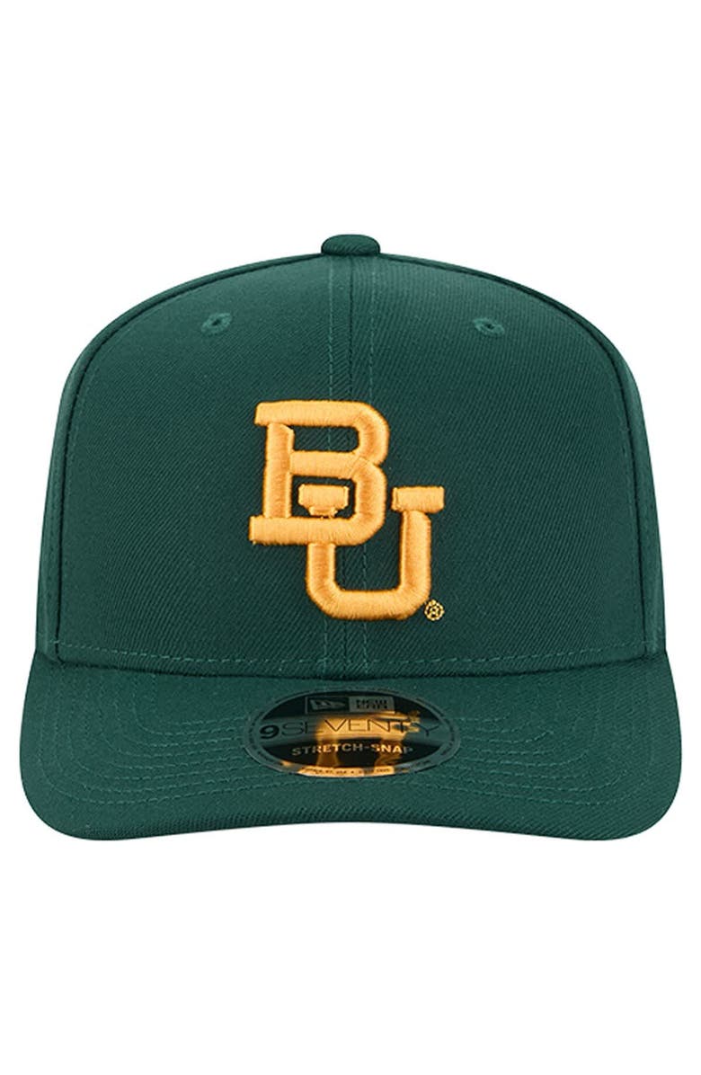 New Era Men
s New Era  Green Baylor Bears Team 9SEVENTY Adjustable Hat, Alternate, color, Green