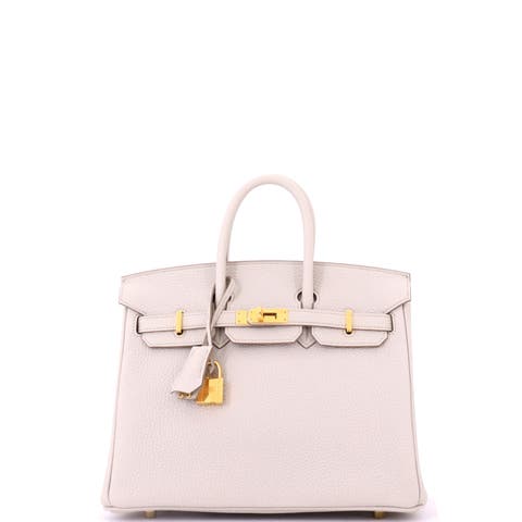 Birkin Handbag Light Togo with Gold Hardware 25