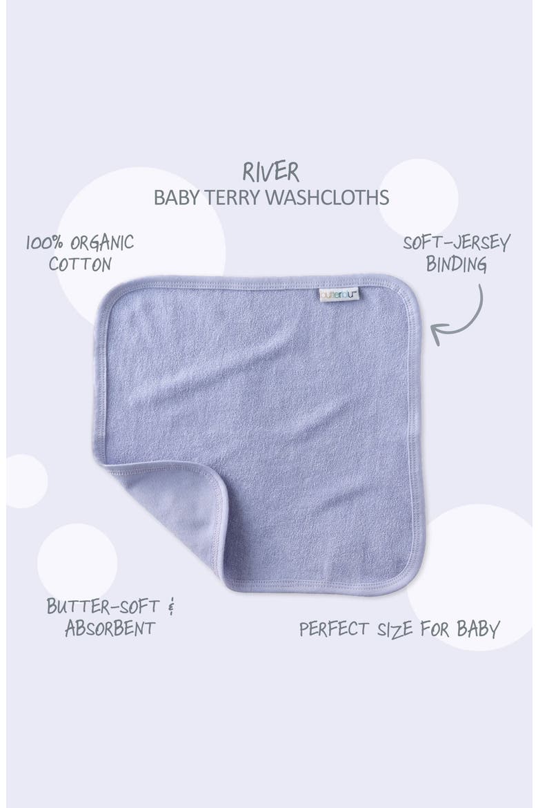 River 10-Pack Washcloths, Alternate, color, SORBET FROST RAINBOW