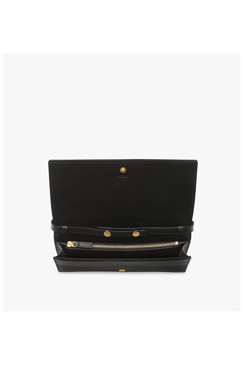 Large Pina Crossbody Wallet in Studded Calfskin, Alternate, color, Black