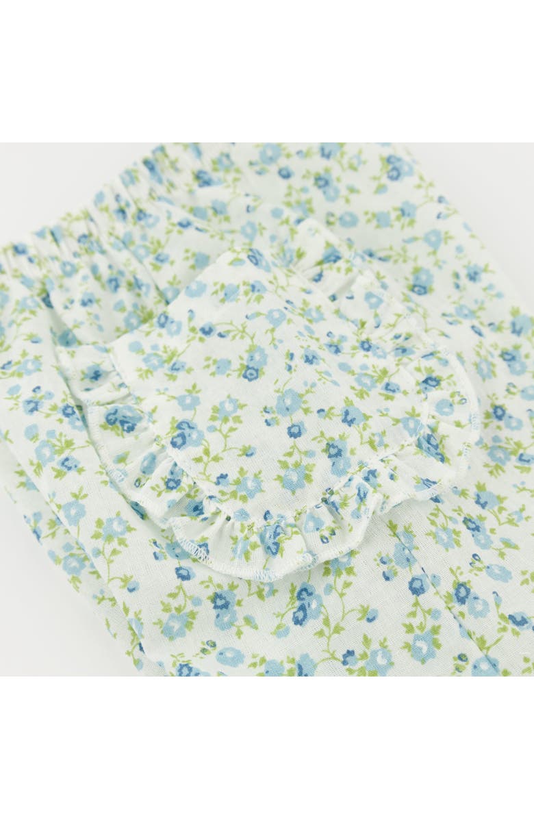 oh baby! Poppy Sprig Ruffle Side Pocket Pant, Alternate, color, Sky Blue