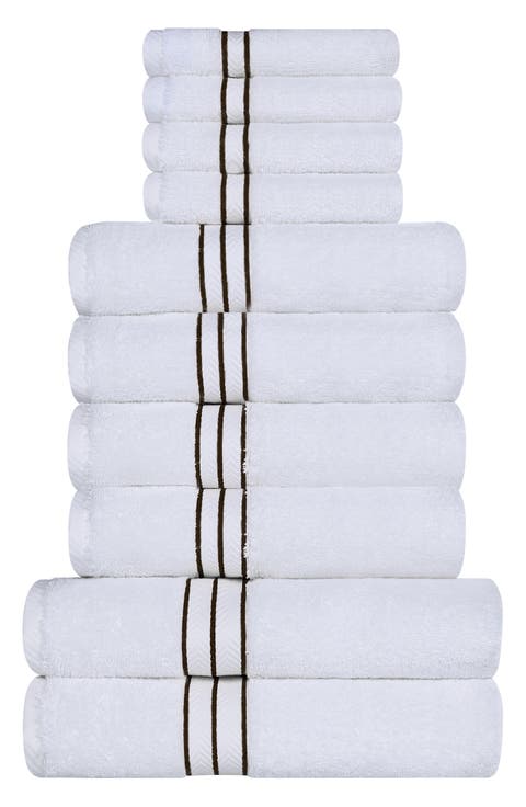 10-Piece Turkish Cotton Towel Set