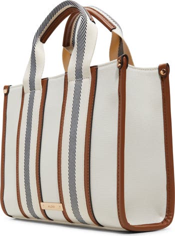 【ALDO】マルチ・ストライプ☆Zendariax☆2way・トートバッグ ALDO Zendaria Stripe Canvas Bag | Nordstrom