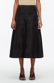 3.1 Phillip Lim Tie Waist Button Midi Skirt
