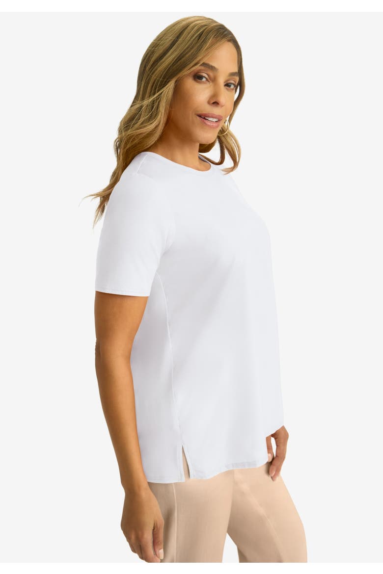 Uptown Refined Tee, Alternate, color, WHITE