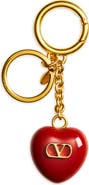 Valentino Garavani Coeur Royal VLOGO Signature Enamel Heart Bag Charm