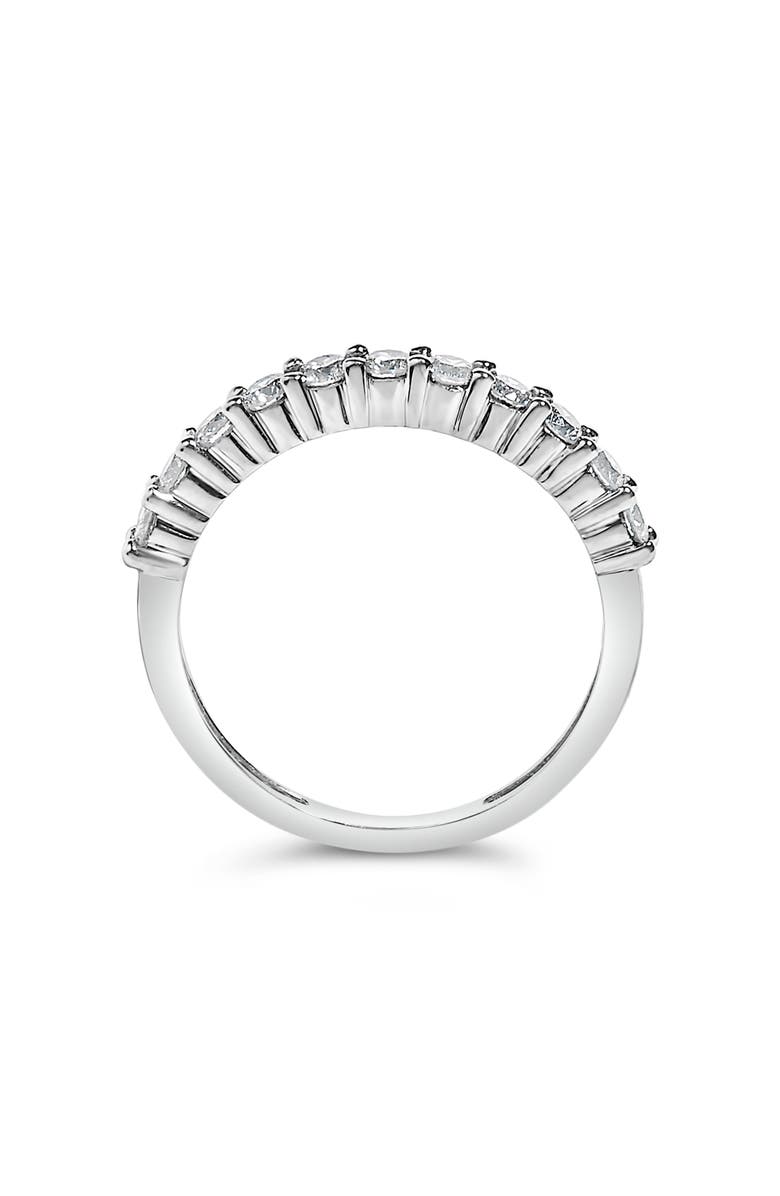 Haus of Brilliance IGI Certified 10K Gold 1/2 Cttw Diamond Fluted Band Style Ring, Alternate, color, White Gold