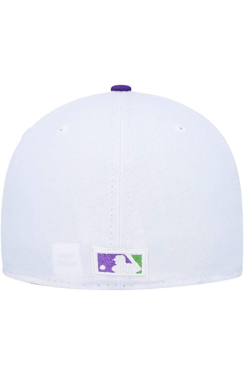 New Era Men's New Era White Montreal Expos 25th Anniversary Side Patch 59FIFTY Fitted Hat, Alternate, color, White