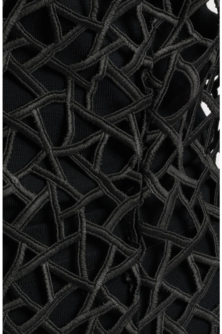 Geometric Cutout Jacket, Alternate, color, BLACK