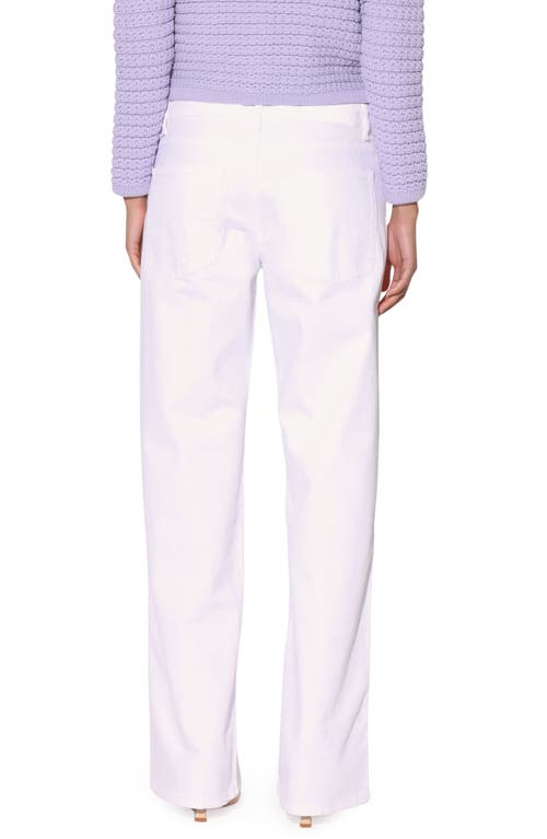 Shop Walter Baker Elena Wide Leg Jeans In White