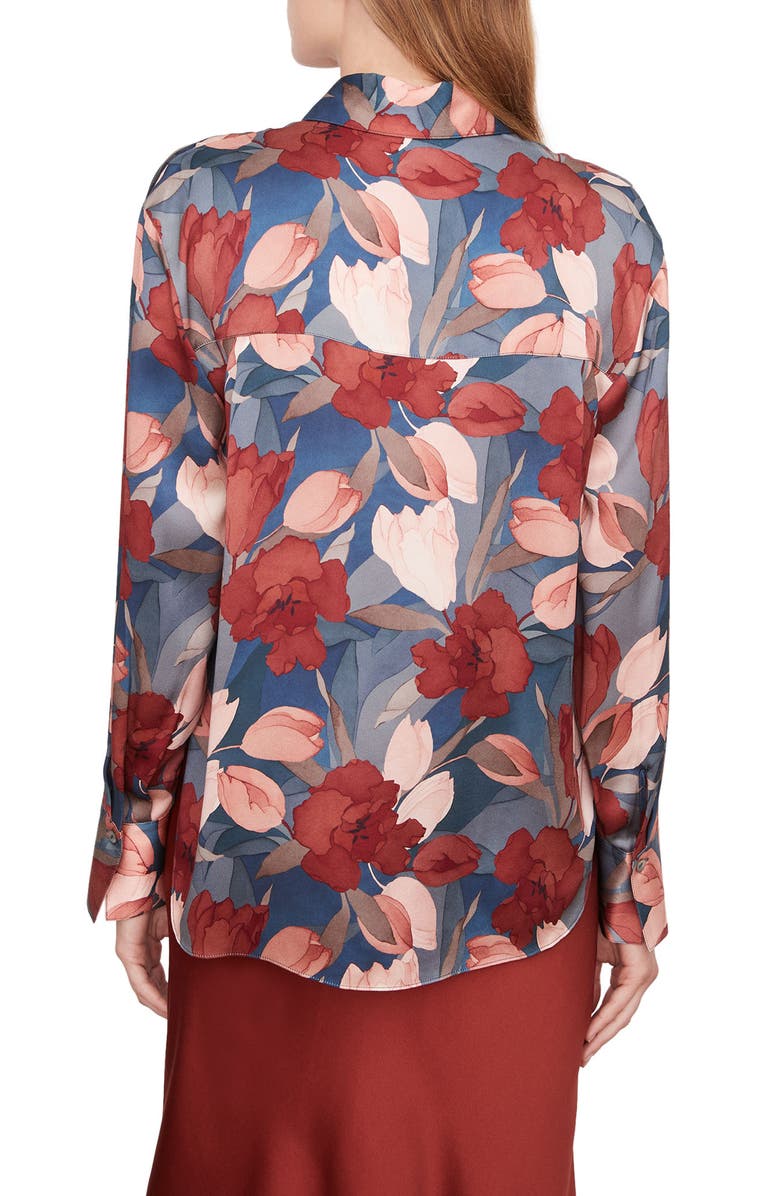 Vince Nouveau Magnolia Silk Blouse, Alternate, color, 