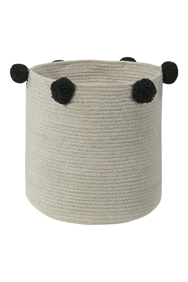 Bubbly Basket, Main, color, NATURAL/ BLACK