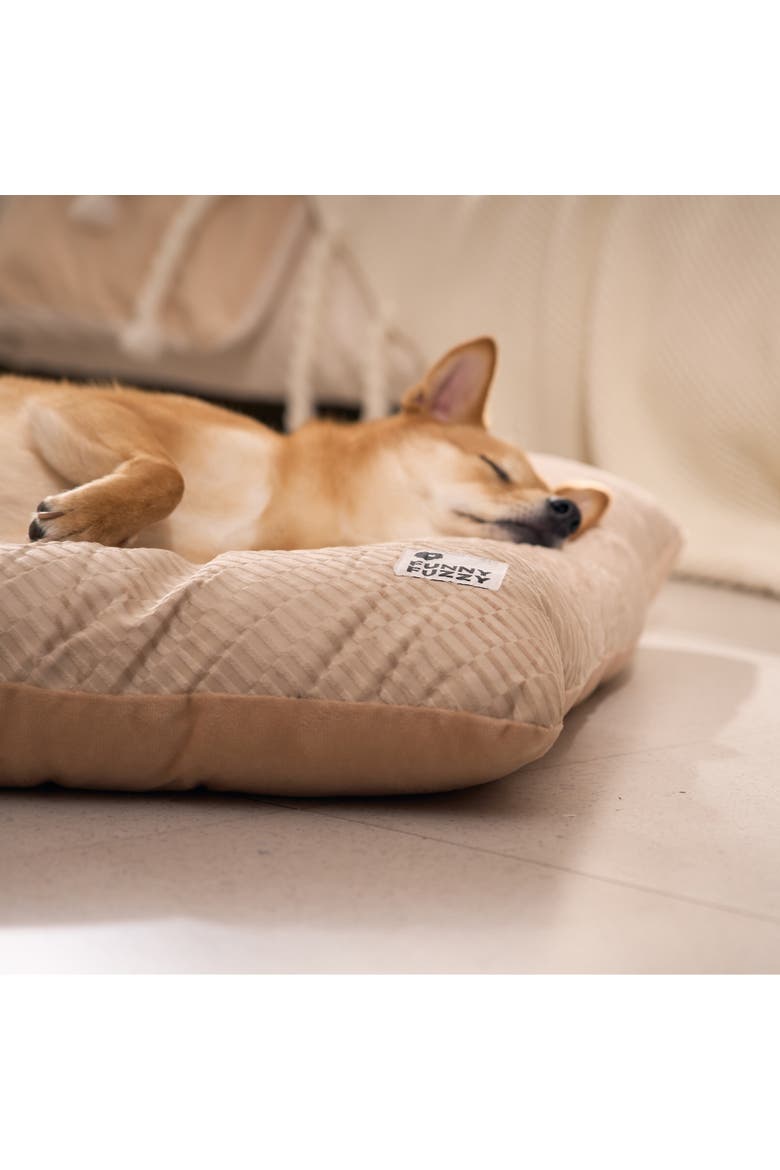 Dual-Sided Plush Washable Dog Pad, Alternate, color, Beige