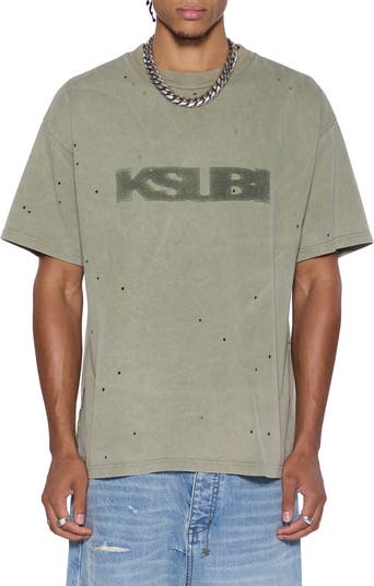 Blasted Ekcess Oversize Distressed Graphic T-Shirt