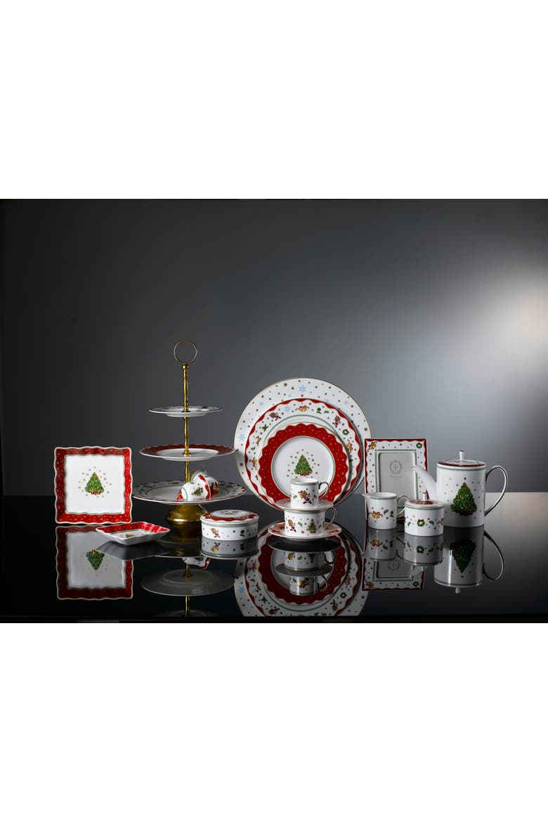 My Noel 3-Tier Cake Stand, Alternate, color, White