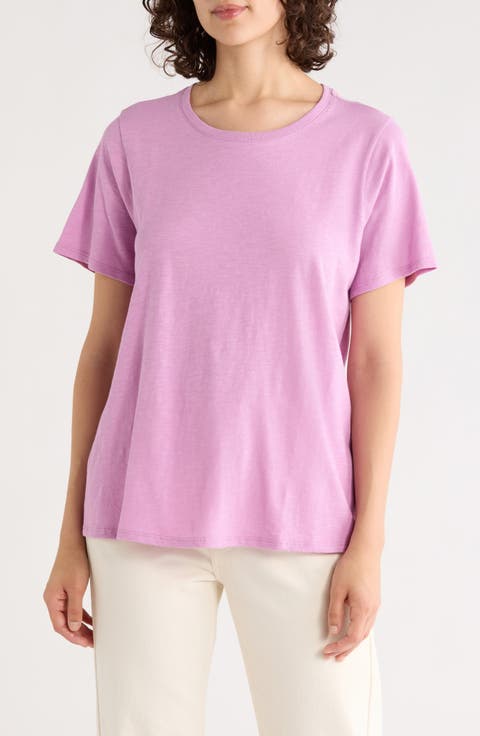 Crewneck Short Sleeve Organic Cotton T-Shirt