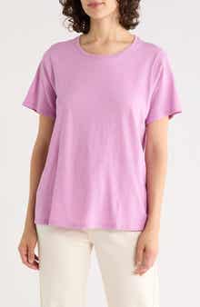 Crewneck Short Sleeve Organic Cotton T-Shirt