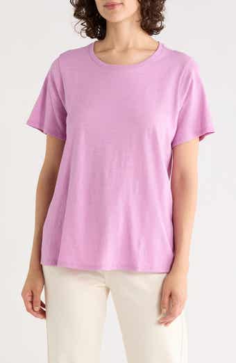 Crewneck Short Sleeve Organic Cotton T-Shirt