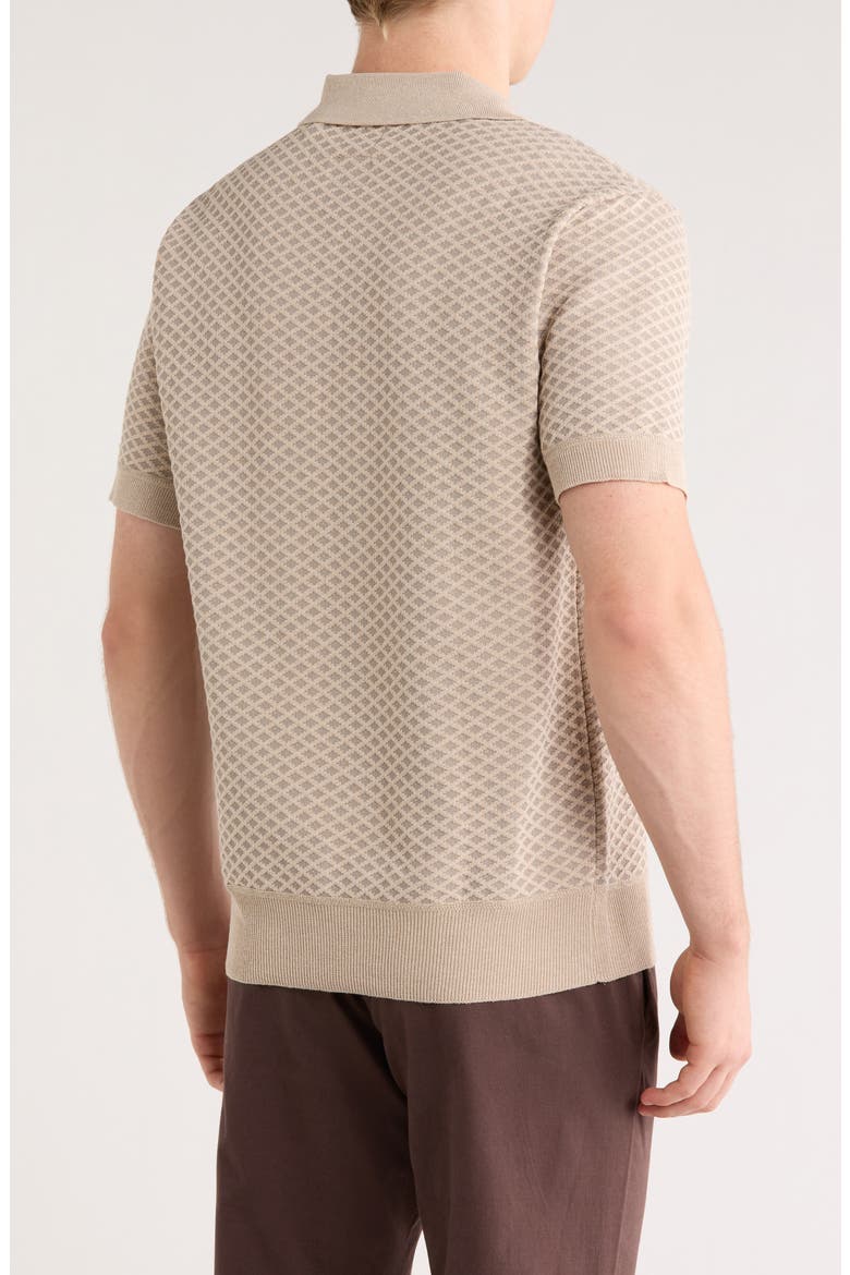 Willians Notch Collar Shirt, Alternate, color, JUTE MIX